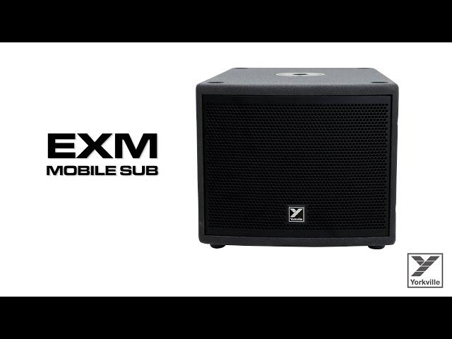 EXM Mobile Sub Overview - Battery Powered Subwoofer