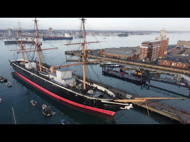 HMS Warrior (1860) - First Armoured Battleship of the Royal Navy