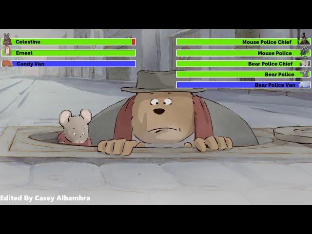 Ernest and Celestine (2012) Police Chase with healthbars