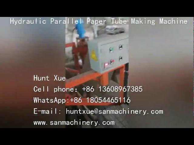 Hydraulic Parallel Paper Tube Making Machine