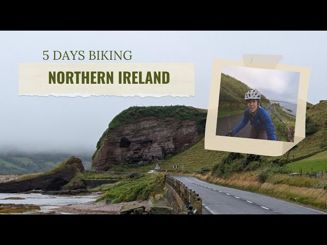 We made our kids bike tour Northern Ireland in the rain and hail