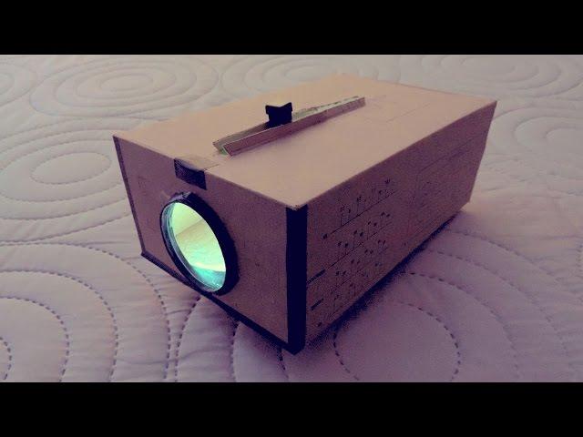 Home Projector with Cell Phone | Home Cinema - DIY