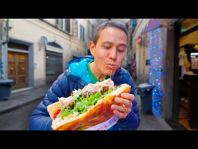 Italian Street Food!!   World’s Most Famous Sandwich - Florence, Italy!!