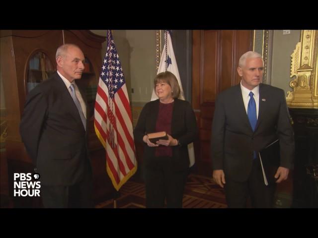 Watch John Kelly be sworn in as secretary of homeland security