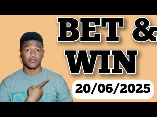 FOOTBALL PREDICTIONS TODAY 20/06/2025 SOCCER PREDICTIONS TODAY | BETTING TIPS, #footballpredictions