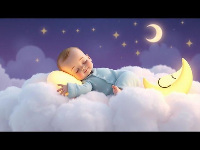 Baby Sleeps on a Cloud ️ | Soft Lullaby Music Loop | Sleep Sounds for Babies & Toddlers #kids