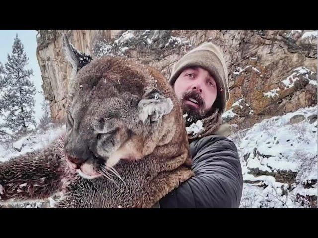 Derek Wolfe kills huge mountain lion in Colorado