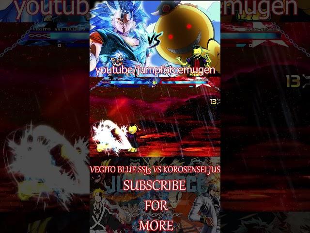 VEGITO BLUE SSJ3 VS KOROSENSEI JUS #dragonball #dragonballsuper #dragonballlegends