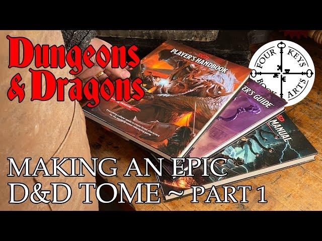 I Destroyed My D&D Books - Making an Epic Dungeons & Dragons Tome - Part 1 - Unbinding