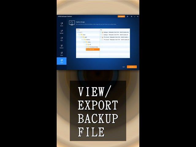 VIEW/EXPLORE Aomei backup image without pro package. #shorts #tutorial