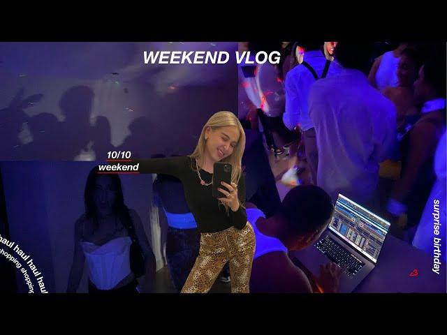 a week in my life: parties, friends, shopping, & surprises  // vlog #23