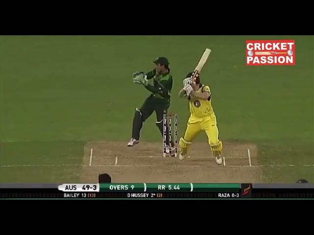 Raza Hassan  excellent spell vs Australia on debut_Great bowling #cricket #classic