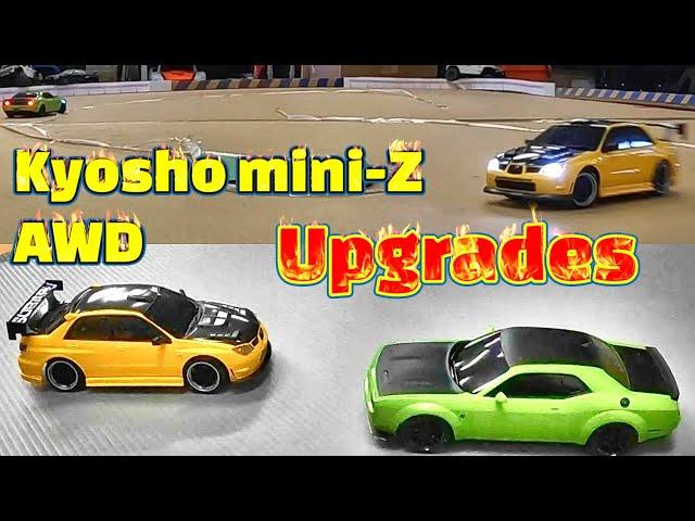 Kyosho Mini-Z AWD upgrade. Driving performance has improved. Creating a course for the MINI-Z.