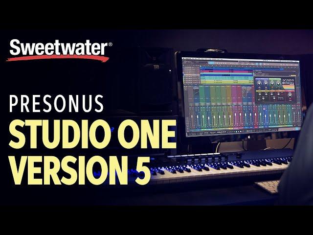 PreSonus Studio One Version 5 DAW Software Overview