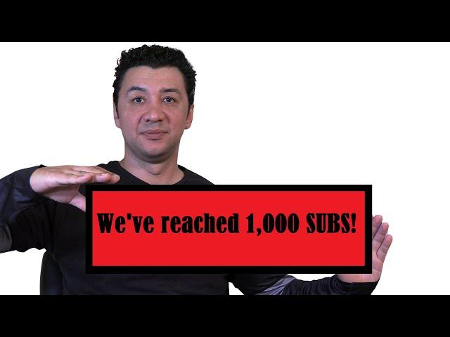 We Have Lift-Off! 1,000 Subscribers!