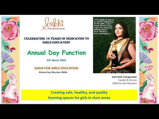 SAKHI FOR GIRLS EDUCATION HIGHLIGHT (DHAVAL SHAH-7666557222/9773586864)