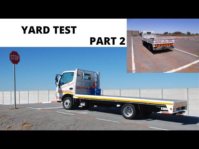 Yard Test p2 / What to do before the test and after