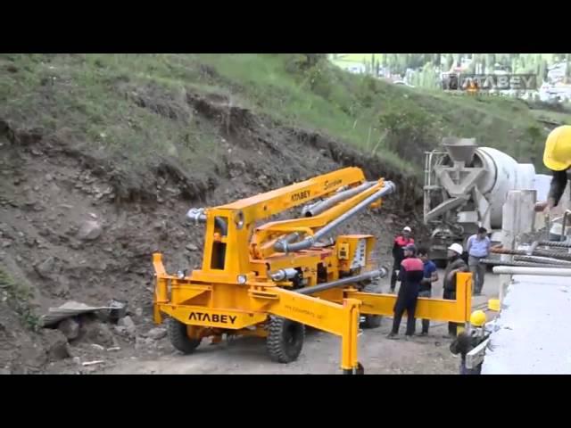 Unique in the World! | Concrete Pump | Hydraulic Concrete Pump | Atabey Scorpion Series