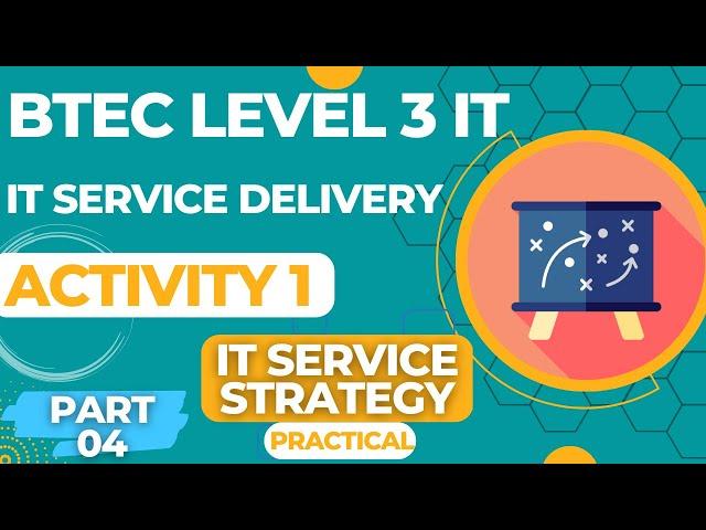 BTEC Level 3 IT - Unit 14 - IT Service Delivery - Part 04 - IT SERVICE STRATEGY (Practical)