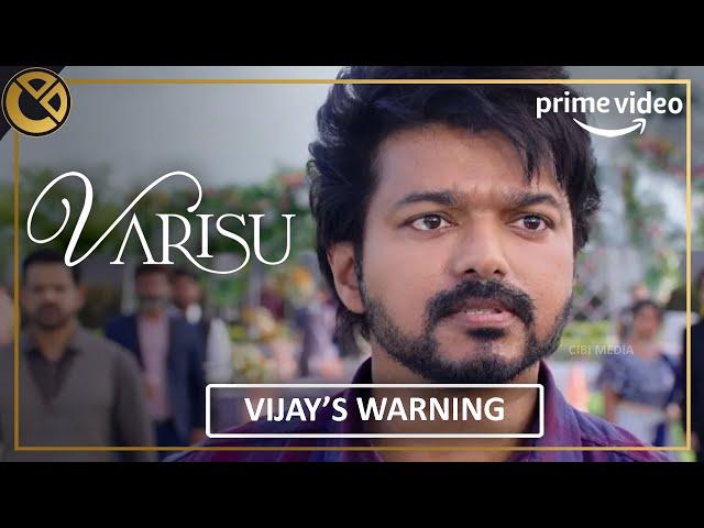 Varisu (Tamil) Thalapathy Vijay's Warning Scene Reaction | Vijay, Rashmika | வாரிசு | Exonite Media