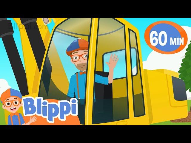 Excavator Song! | BLIPPI | Educational Songs For Kids