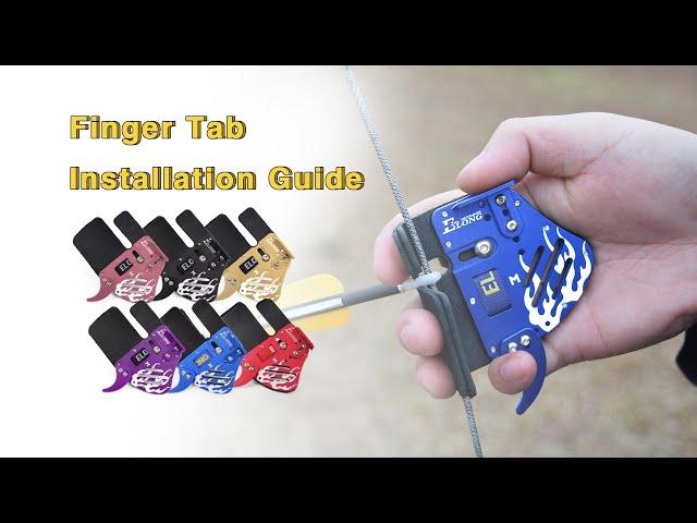 Finger tab-How to use archery finger tab for shooting #archery #recurve