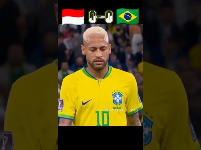 Indonesia VS Brazil Imajinary Pinalty WC 2026 #shorts#neymar#indonesia