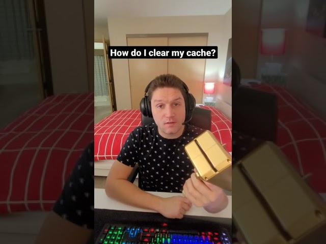 How do I clear my cache? #shorts #developer #coding #cache