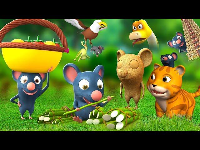 जादुई चूहा बिल्ली और विशाल सब्जी - Magical Rat Cat Giant Chilly Hindi Kahaniya Moral | JOJO TV Kids