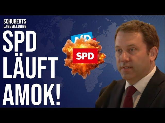 Totalitarian demands Internet censorship + AfD ban + WEF program + Klingbeil totally embarrassed!
