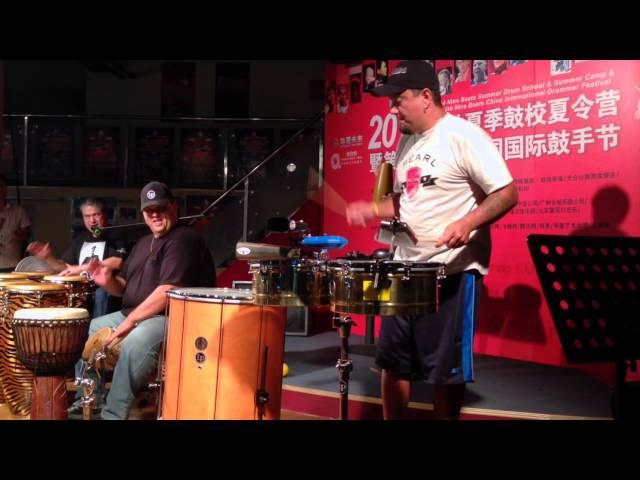 Nine Beats Drummer Fest. with Raul Rekow, Bulú Viloria, Sam, Marco Toro & Gianna Tam Tianjin-China!!