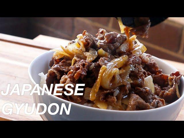 Gyudon Recipe / Japanese Beef bowl / 牛丼