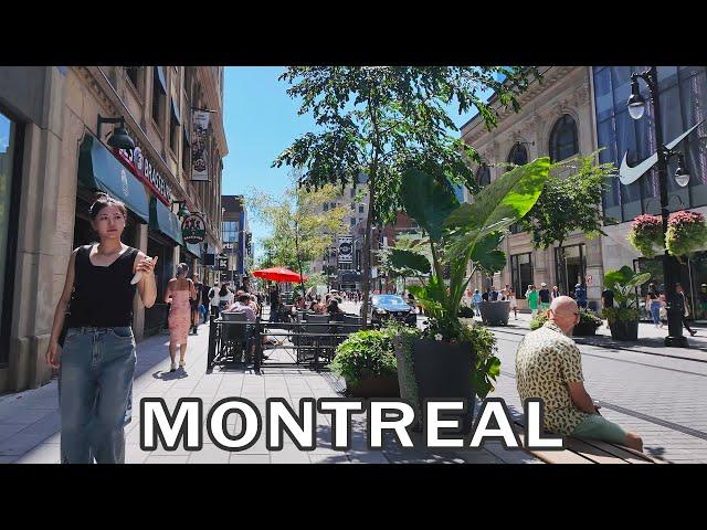 Montreal Walking Tour of Downtown - Summer 2024