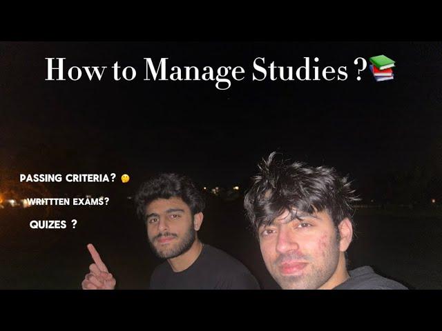 How to Manage Studies? | Quizes and Written Exam? | Passing Percentages in College? | RupeshNZ |