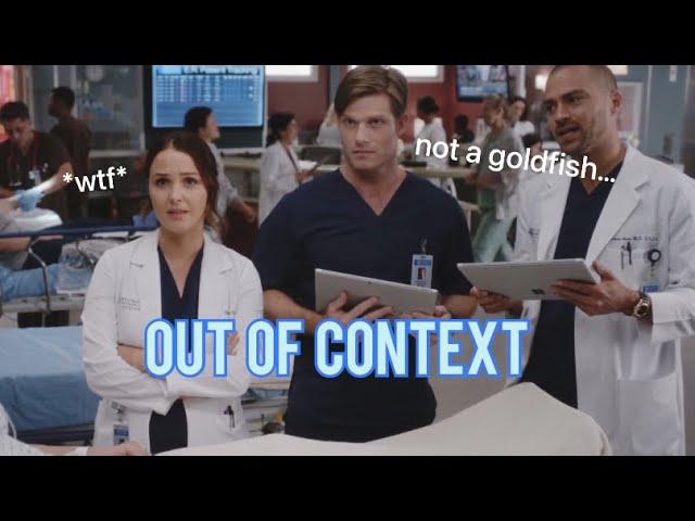 Grey’s Anatomy being out of context for 4 minutes straight