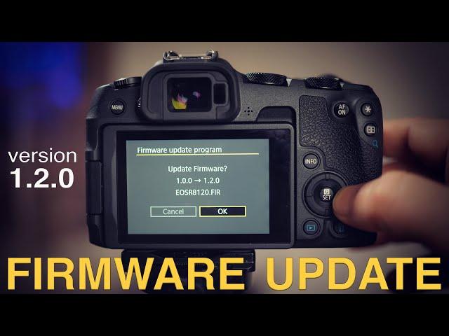 Canon R8 - Firmware Update 1.2.0