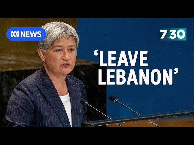 Australians urged to leave Lebanon as conflict escalates | 7.30