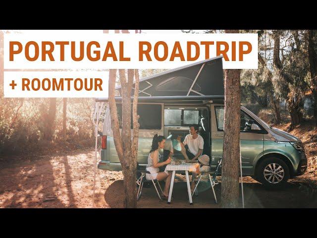 Portugal Trip & Roomtour durch den Roadsurfer VW T6 Ocean Campervan