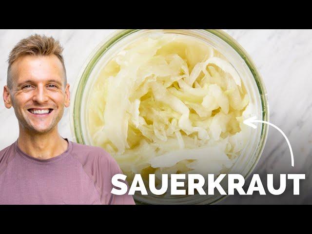 How to Make Homemade Sauerkraut | Only 2 ingredients needed!