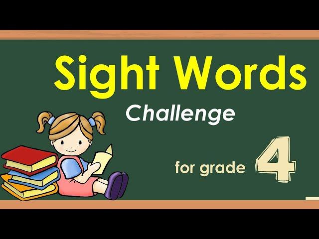 Sight Words for Grade 4 with Teacher Calai