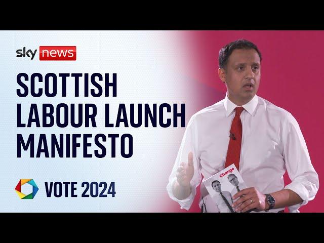 Scottish Labour pledges to 'change future for the better' in election manifesto