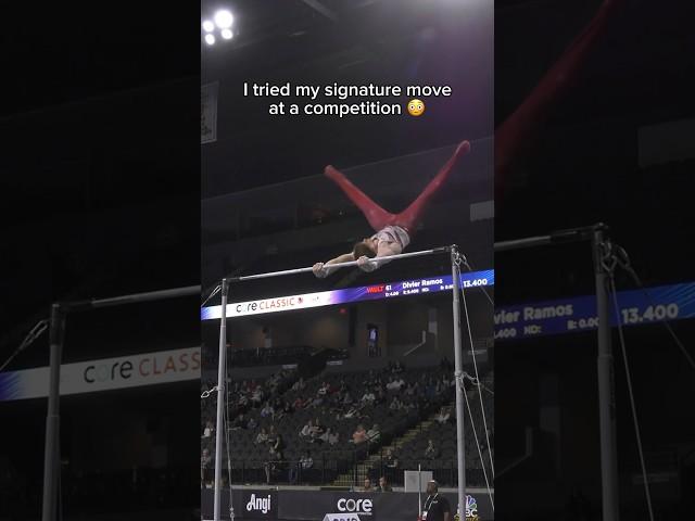 My first time competing it, I was so nervous  #gymnastics #olympics #calisthenics #sports #ncaa