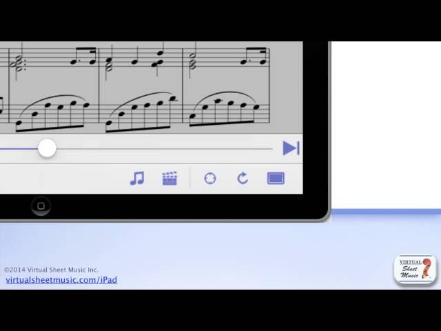 VSM App Ver. 4.5 - Score View - Virtual Sheet Music Viewer Application for iPad, iPhone