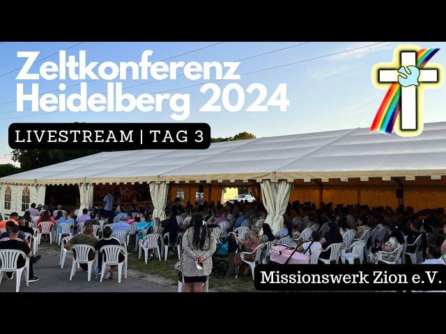 Zeltkonferenz Heidelberg | Dienstag 13.08.2024 | Jugendgottesdienst Tag 3