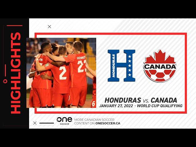 HIGHLIGHTS: Honduras vs. Canada (World Cup Qualifying, Jan. 27, 2022)