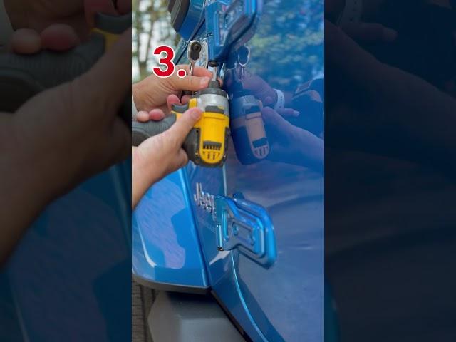 The Secret to remove Jeep Wrangler Doors #jeep #jeepwrangler #jeeplife