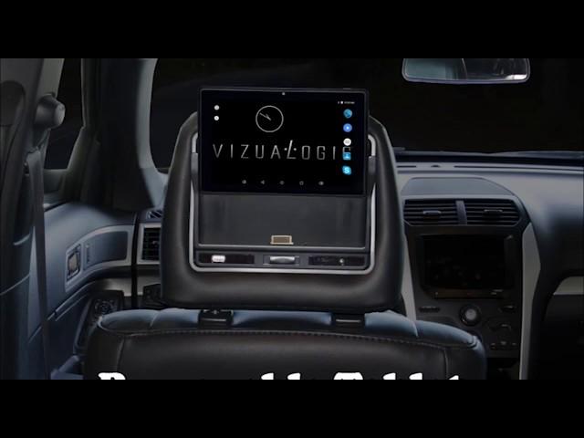 Phoenix 7 Tablet Headrest System - Vizualogic - Removable Tablet!