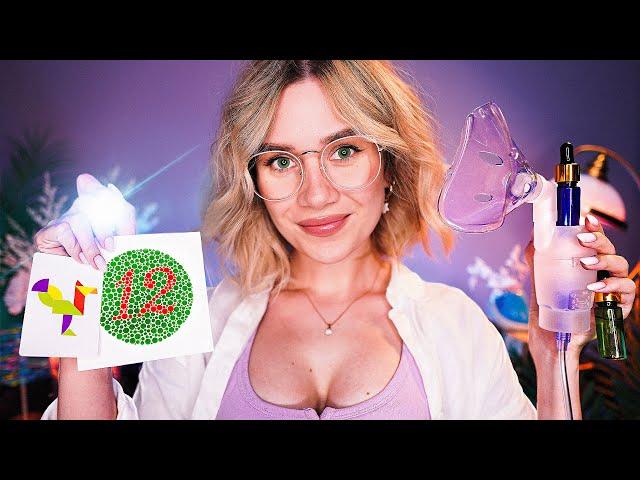 ️ ASMR Cranial Nerve and Eye Exam ‍️ Medical Doctor Roleplay