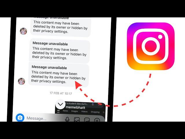 How To FIX Message Unavailable on Instagram | This content may have been deleted by its owner