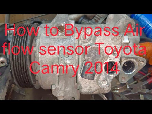 How to Bypass Air flow sensor Toyota Camry 2014 model #muhammadnadeemelite#Ac#cars #compras #toyota